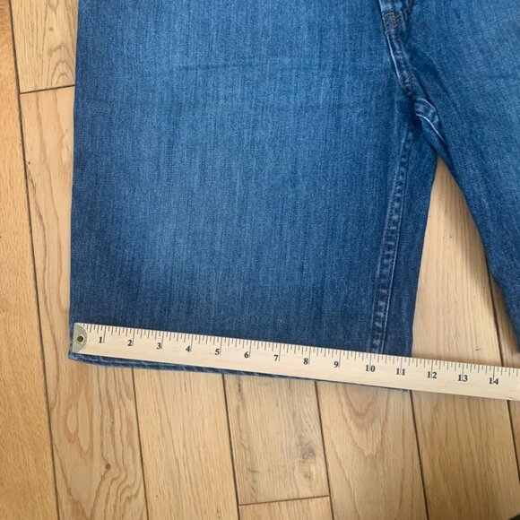 Vintage 90’s Tommy Hilfiger Denim Jeans Shorts Baggy Skater Jorts Men’s Size 36 - Picture 7 of 7